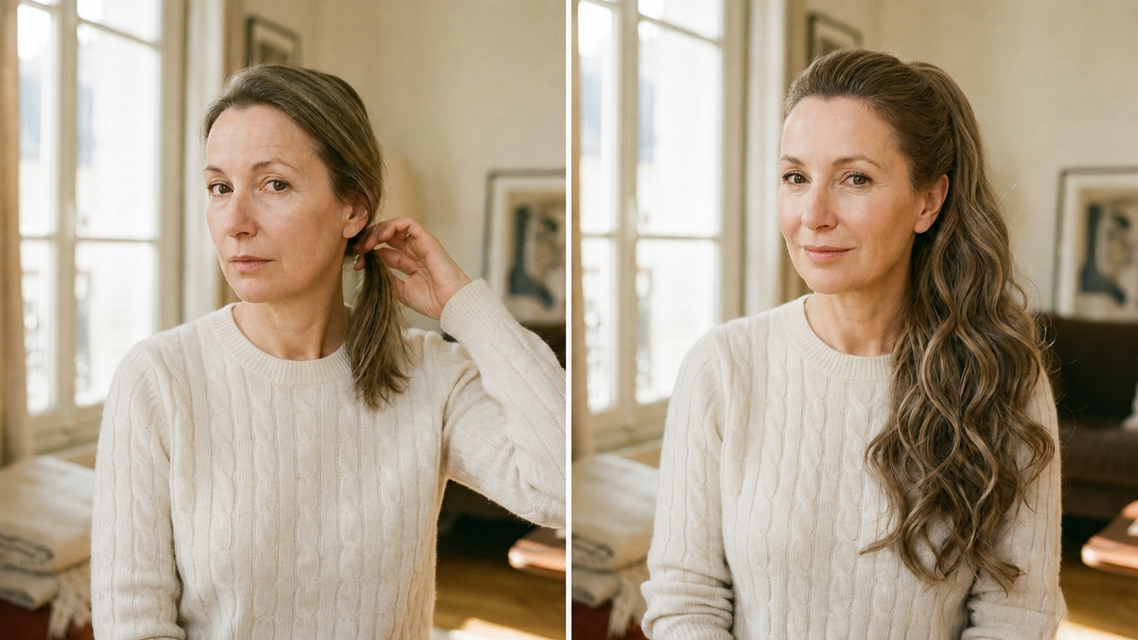 En 10 secondes, une queue de cheval naturelle et ondulée  : la coiffure que les femmes après 40 ans s'échangent depuis des mois